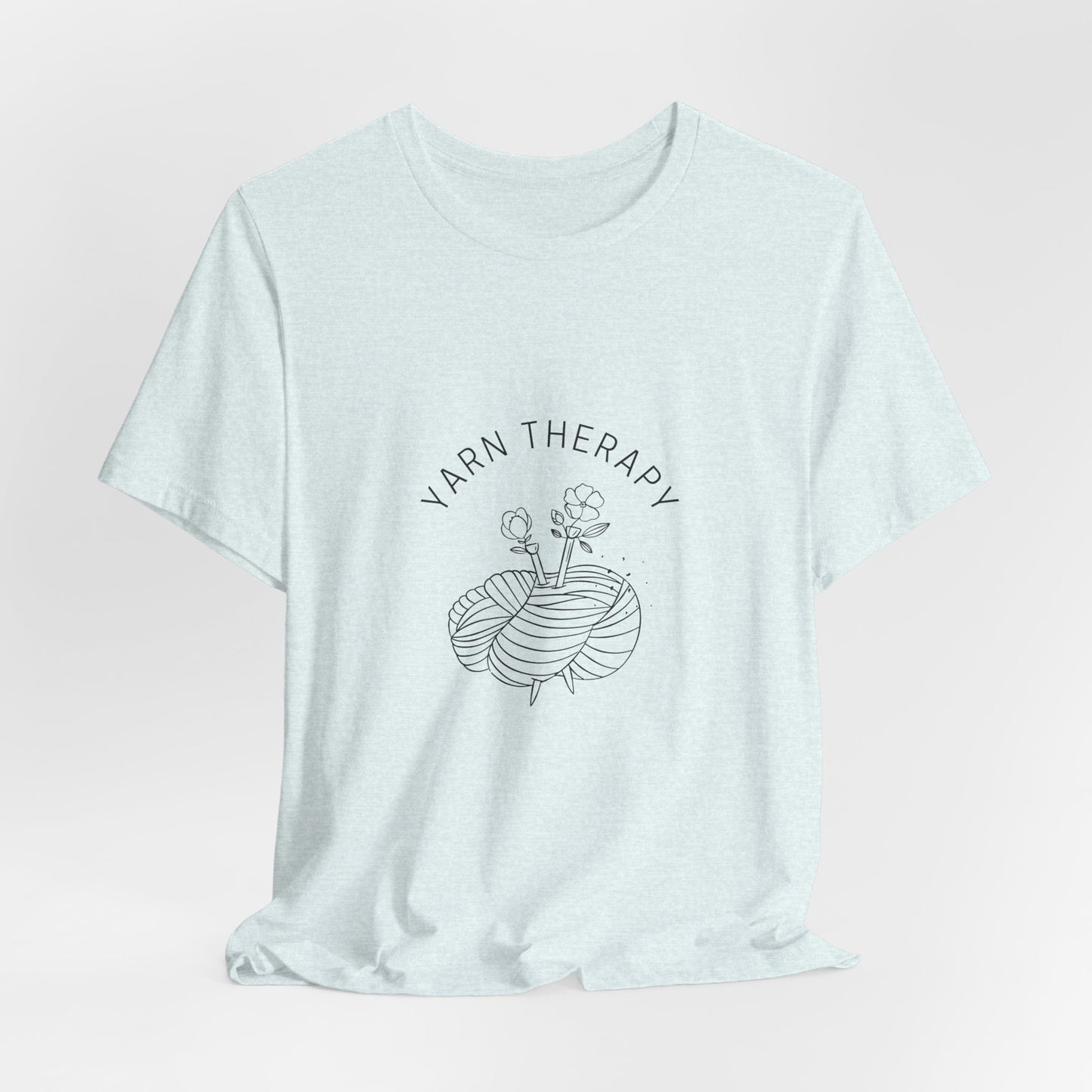Yarn Therapy Tee — Knitting Lover T-Shirt