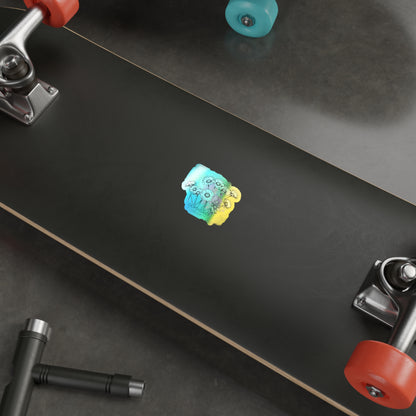 Holographic Daisy Die-Cut Sticker — Oopsydaisy Floral Rainbow Sticker