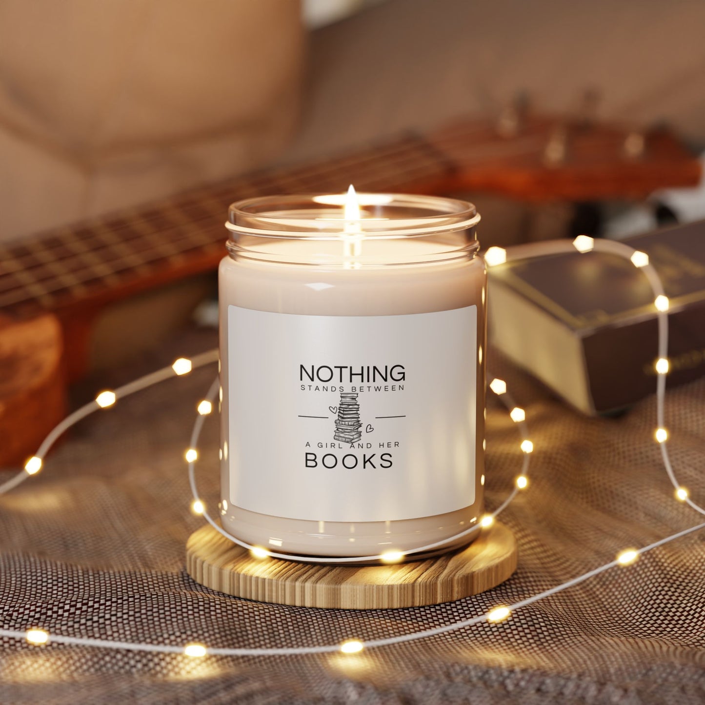 Nothing Stands Between a Girl and Her Books — Scented Soy Candle (9 oz)