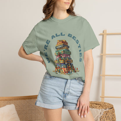 Game Night Besties T-Shirt — "We're All Besties Until Game Night" Graphic Tee