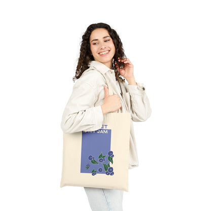 Crochet Is My Jam Tote Bag — Huckleberry  Cotton Canvas Market Tote