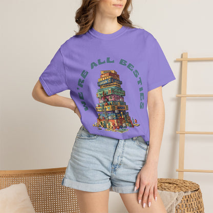 Game Night Besties T-Shirt — "We're All Besties Until Game Night" Graphic Tee