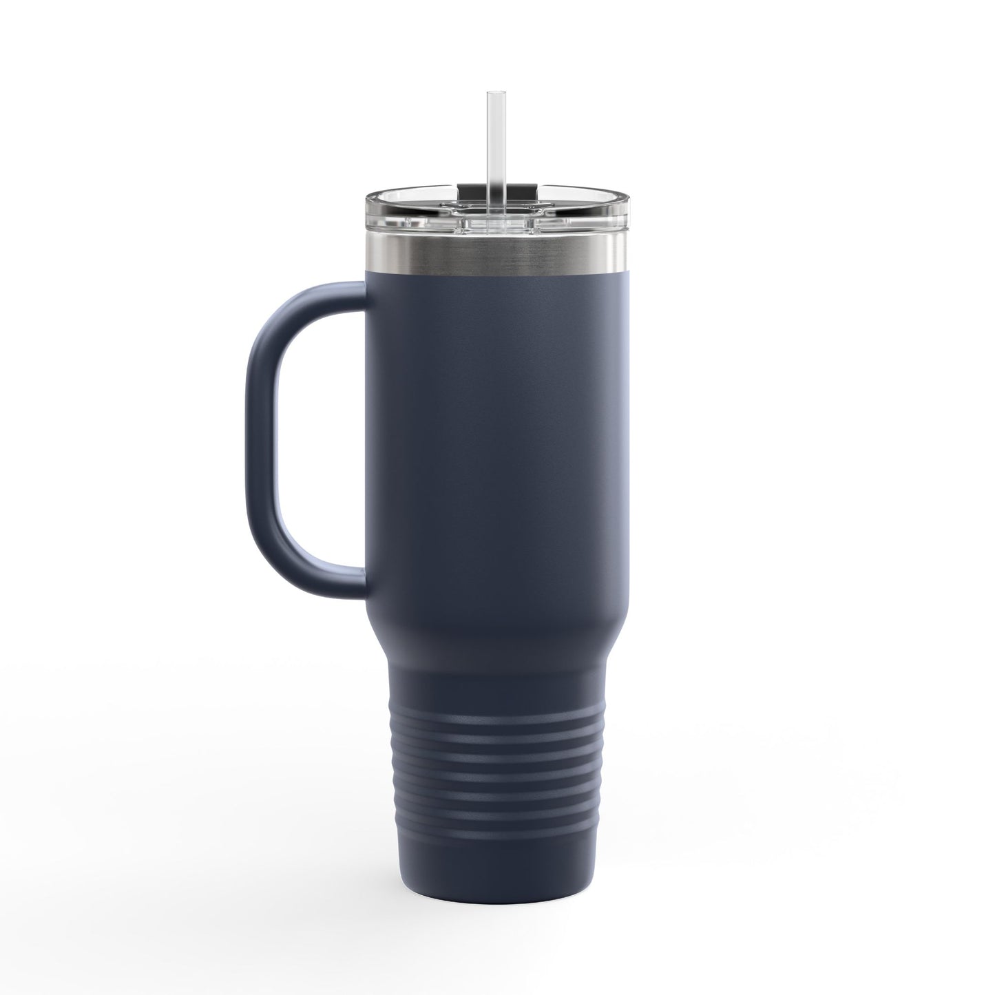 40oz Insulated Travel Mug — "Chaotic Yarn Gremlin" Knitting Lover Tumbler