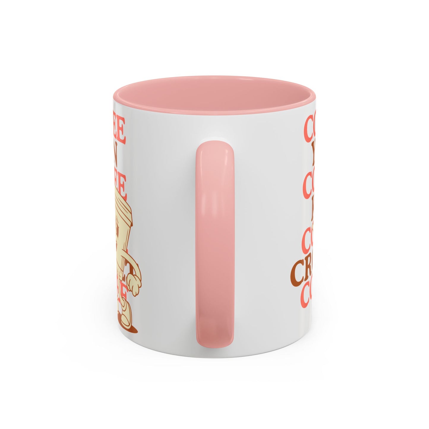Coffee, Yarn, Knit, Crochet Coffee Mug | Retro Coffee Cup Design