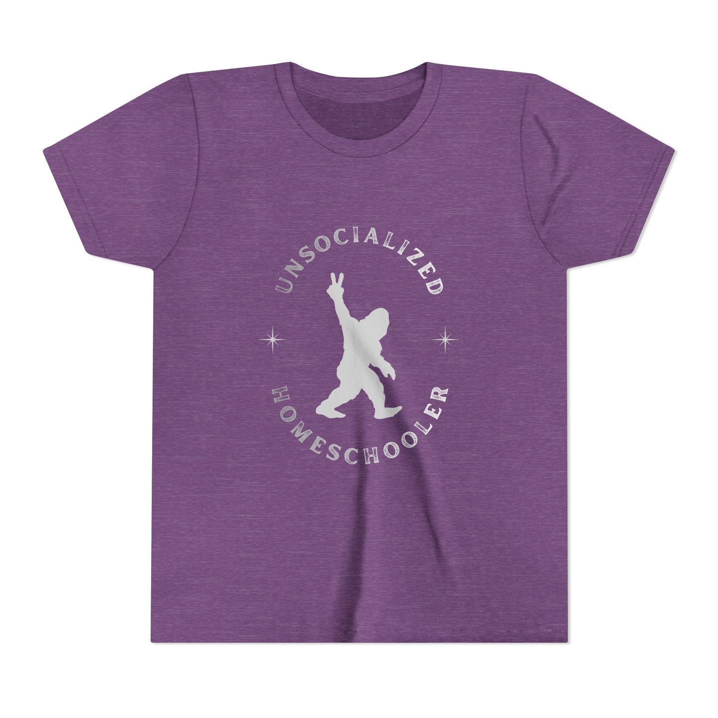 Youth Tee — "Unsocialized Homeschooler" Graphic Shirt (Kids Homeschool Apparel)