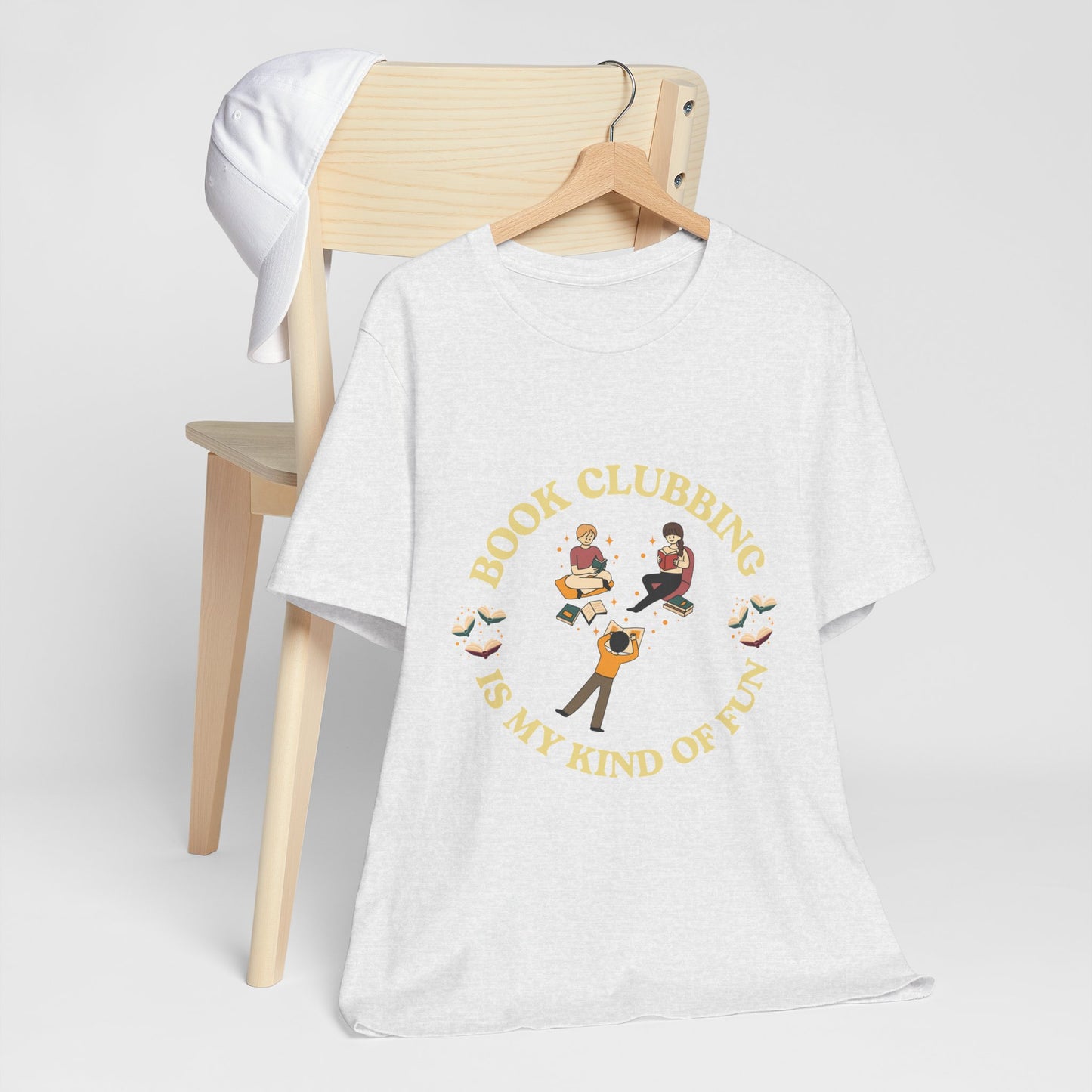 Book Club Tee Book Clubbing Is My Kind Of Fun Graphic Shirt