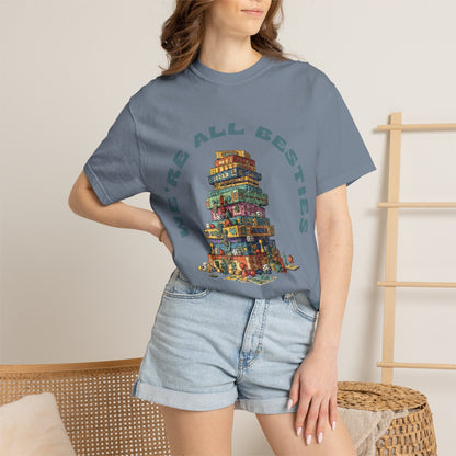 Game Night Besties T-Shirt — "We're All Besties Until Game Night" Graphic Tee