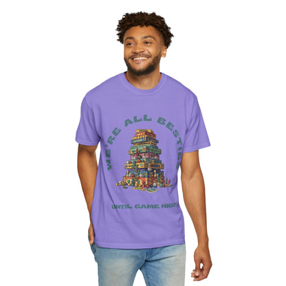 Game Night Besties T-Shirt — "We're All Besties Until Game Night" Graphic Tee