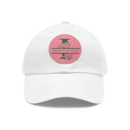 Hat  I dont uinderstand  Leather Patch Baseball Cap