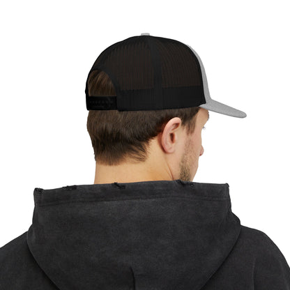 Fiber Friend Cap | Trucker Snapback Hat, Mesh Back Embroidered Text
