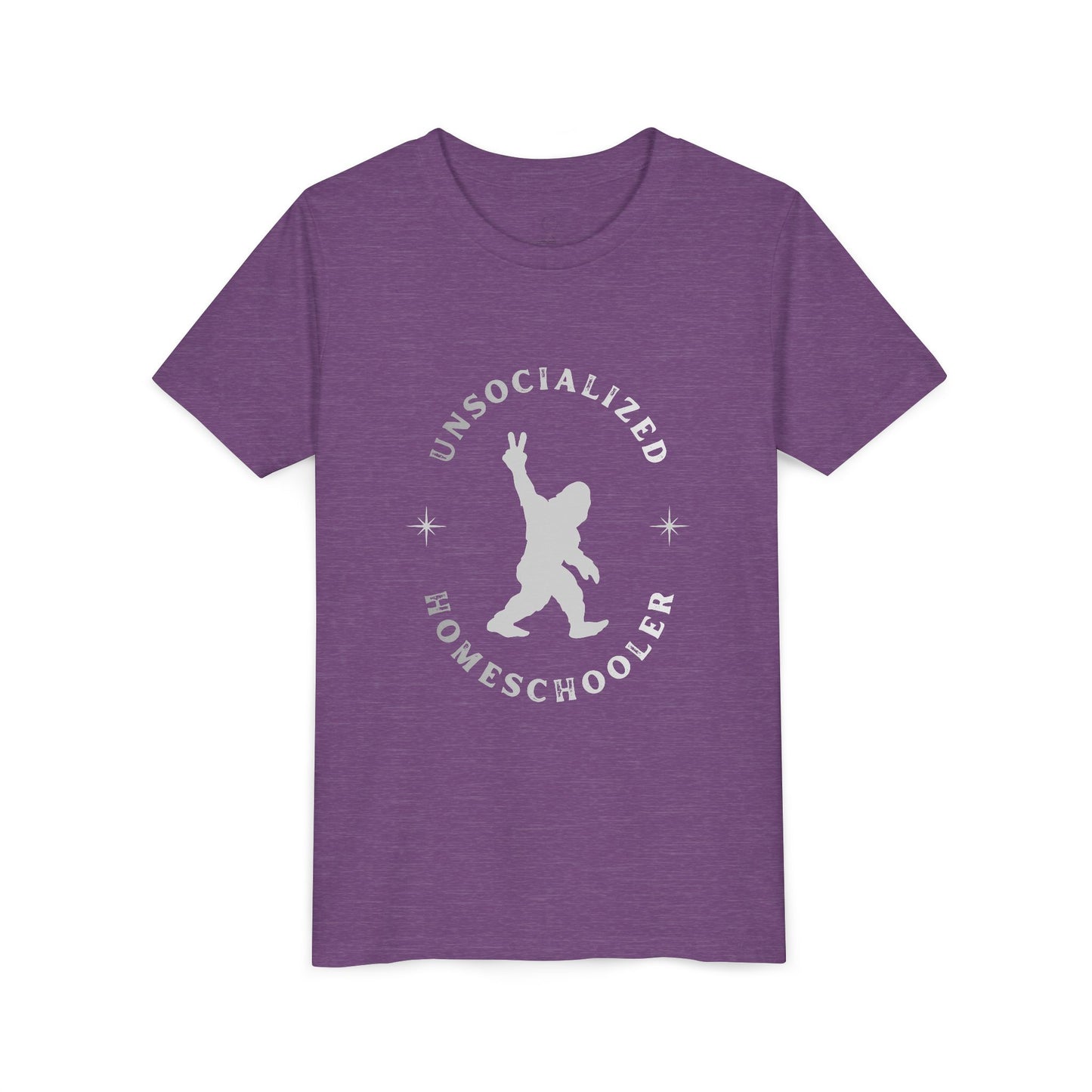 Youth Tee — "Unsocialized Homeschooler" Graphic Shirt (Kids Homeschool Apparel)