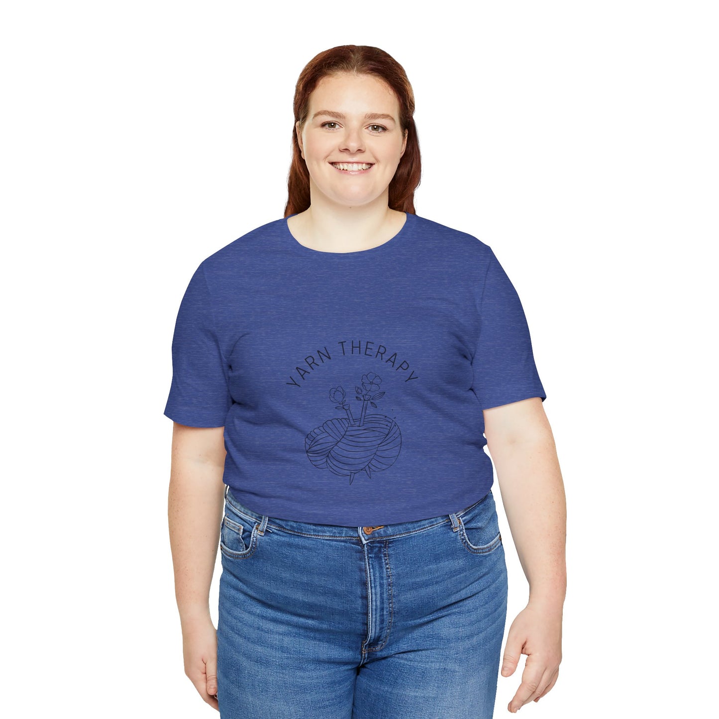 Yarn Therapy Tee — Knitting Lover T-Shirt