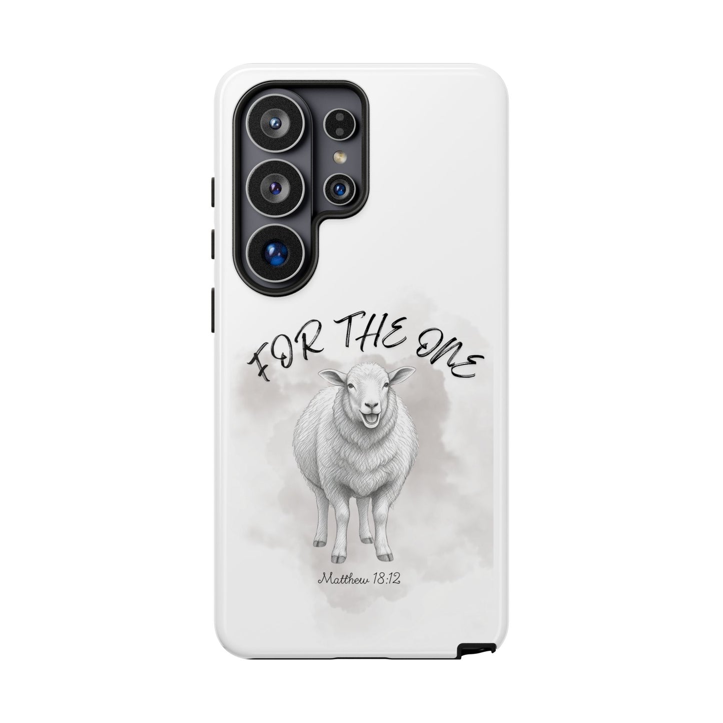 Phone Case — For The One Lamb Design Matthew 18:12