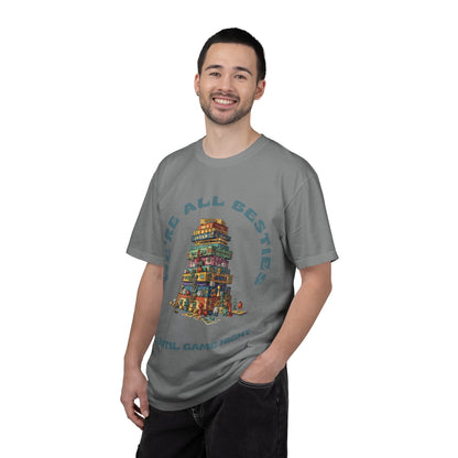 Game Night Besties T-Shirt — "We're All Besties Until Game Night" Graphic Tee