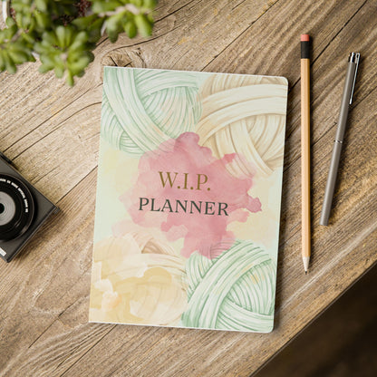 W.I.P. Planner Softcover Journal – Knitting Work-in-Progress Project Notebook