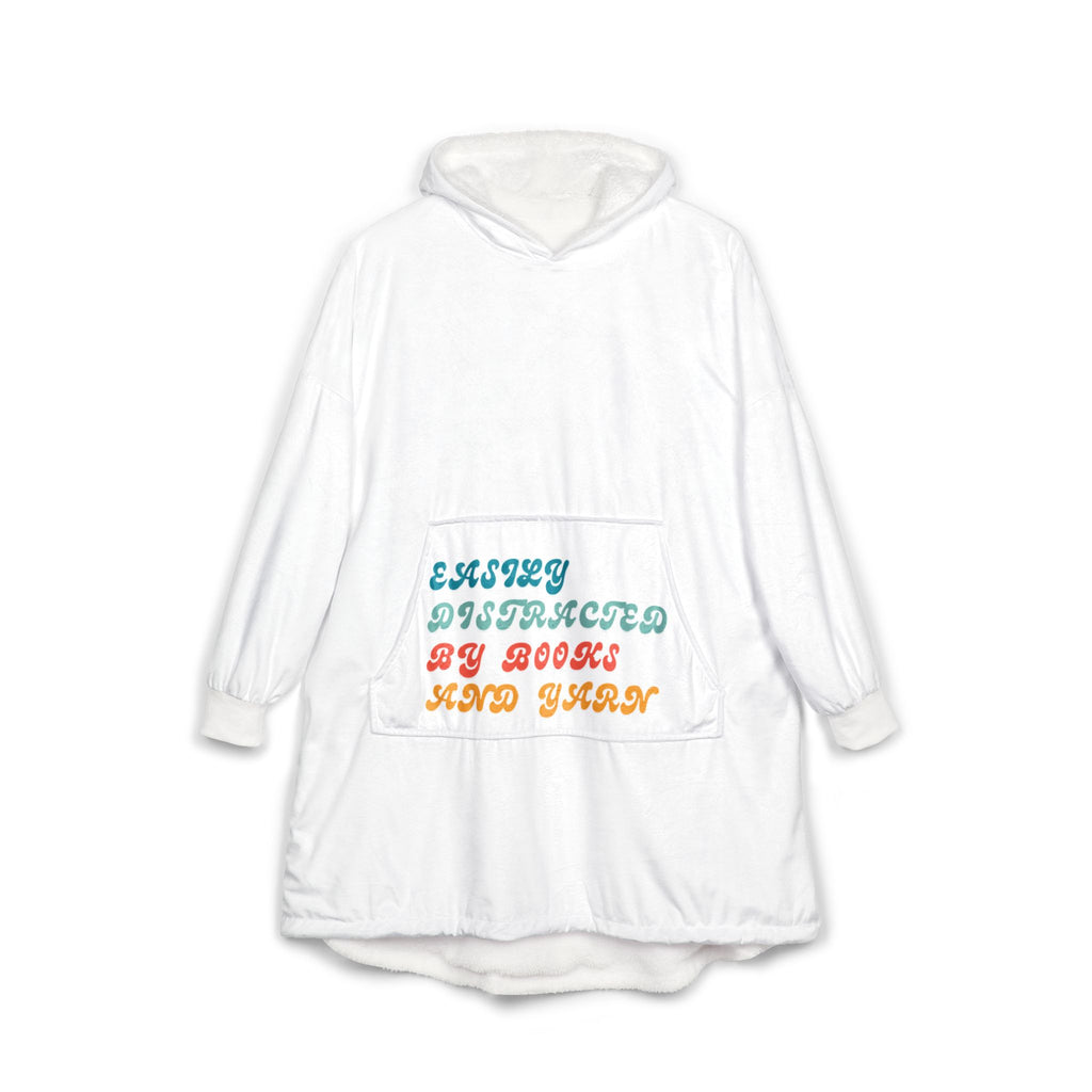 Hooded Blanket — "Nothing Stands Between a Girl and Her Books" Cozy Reading Blanket