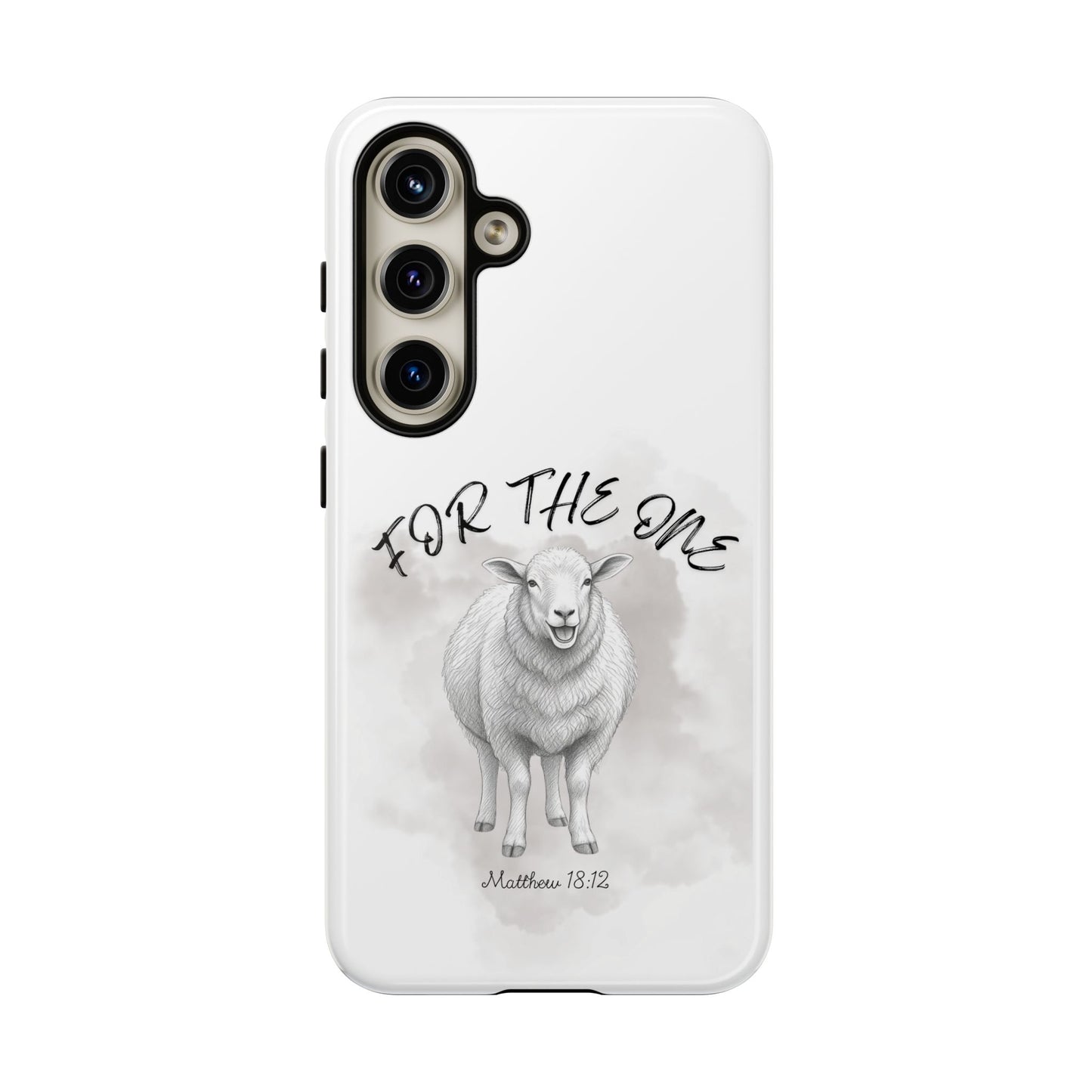 Phone Case — For The One Lamb Design Matthew 18:12