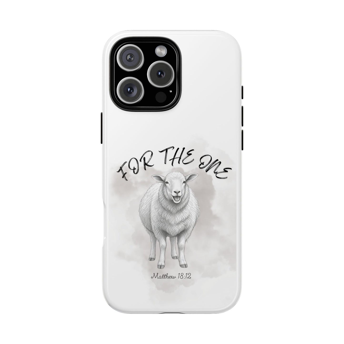 Phone Case — For The One Lamb Design Matthew 18:12