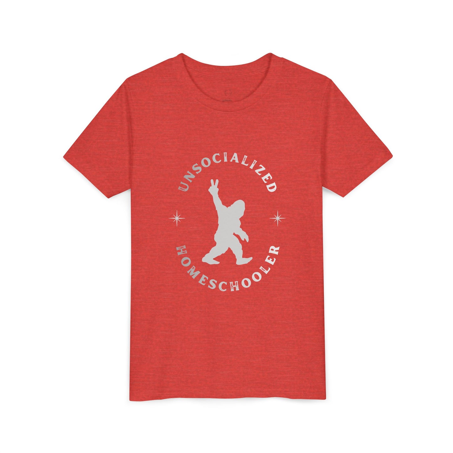 Youth Tee — "Unsocialized Homeschooler" Graphic Shirt (Kids Homeschool Apparel)